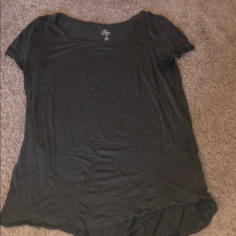 Gap scoop neck green T-shirt